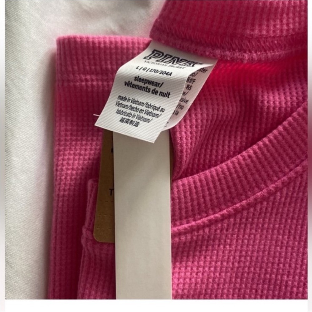 PINK Victoria’s Secret Thermal Pajamas Set - Picture 4 of 4
